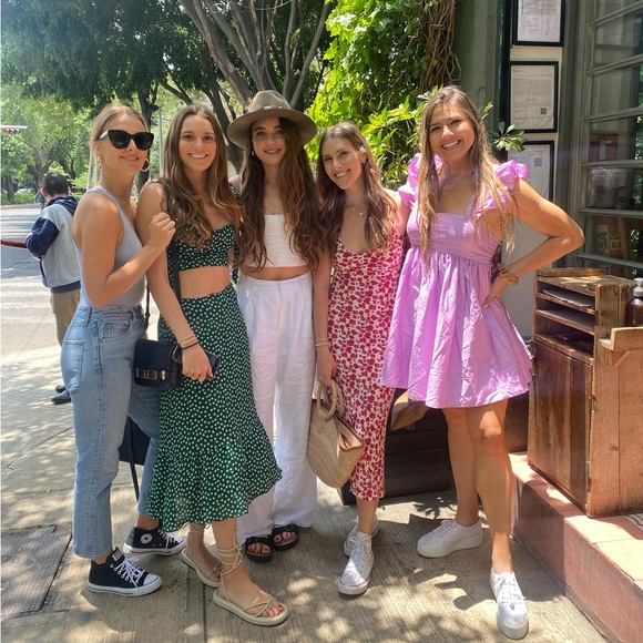 Reformation Liana Two Piece Basil Size 2 Floral Print - Picture 14 of 14